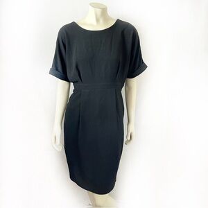 Asos Maternity Black Mid Dress Size 8